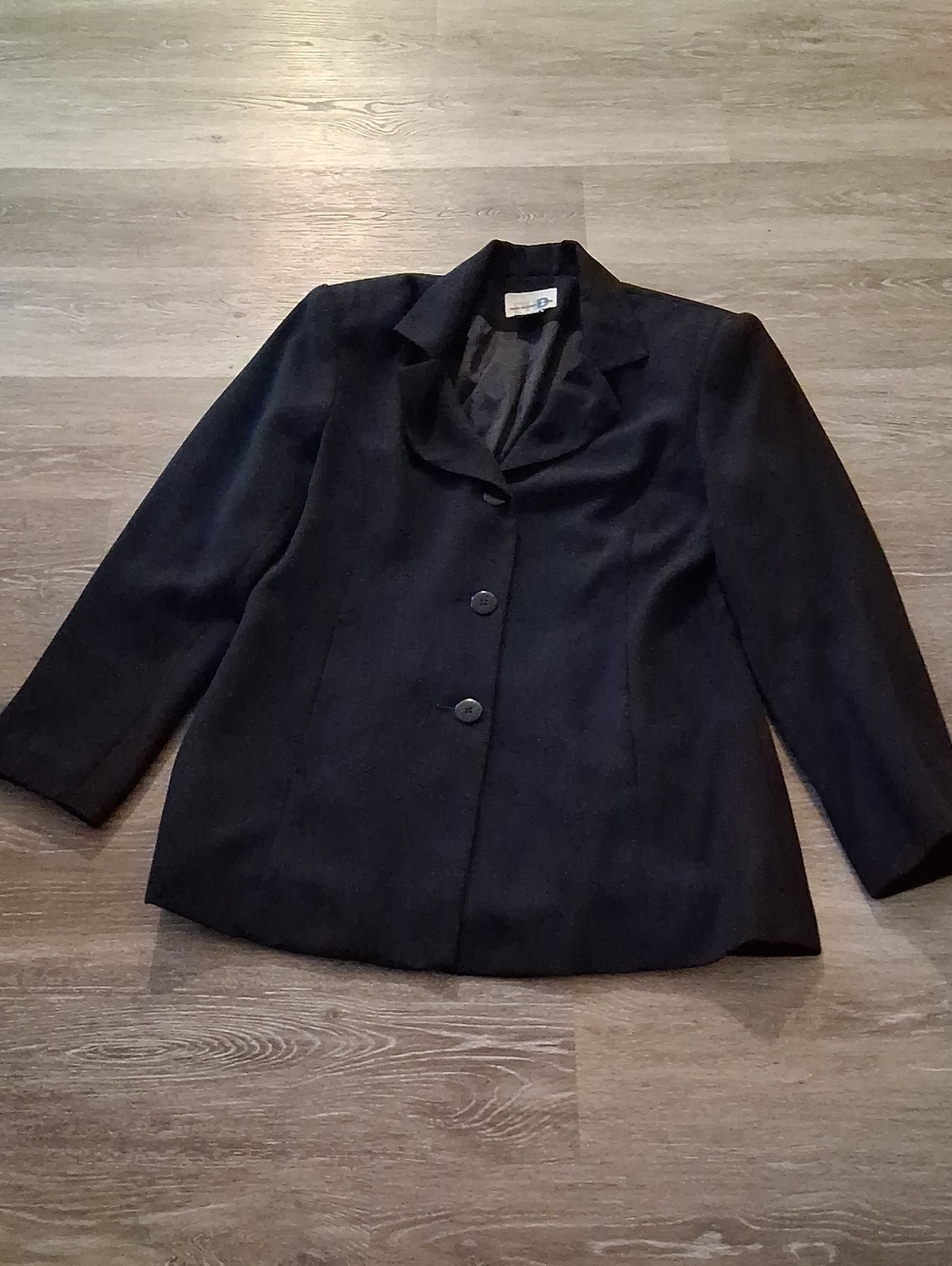 Women's Tailored Black Blazer Jacket